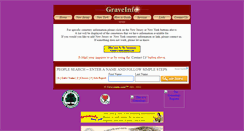 Desktop Screenshot of graveinfo.com